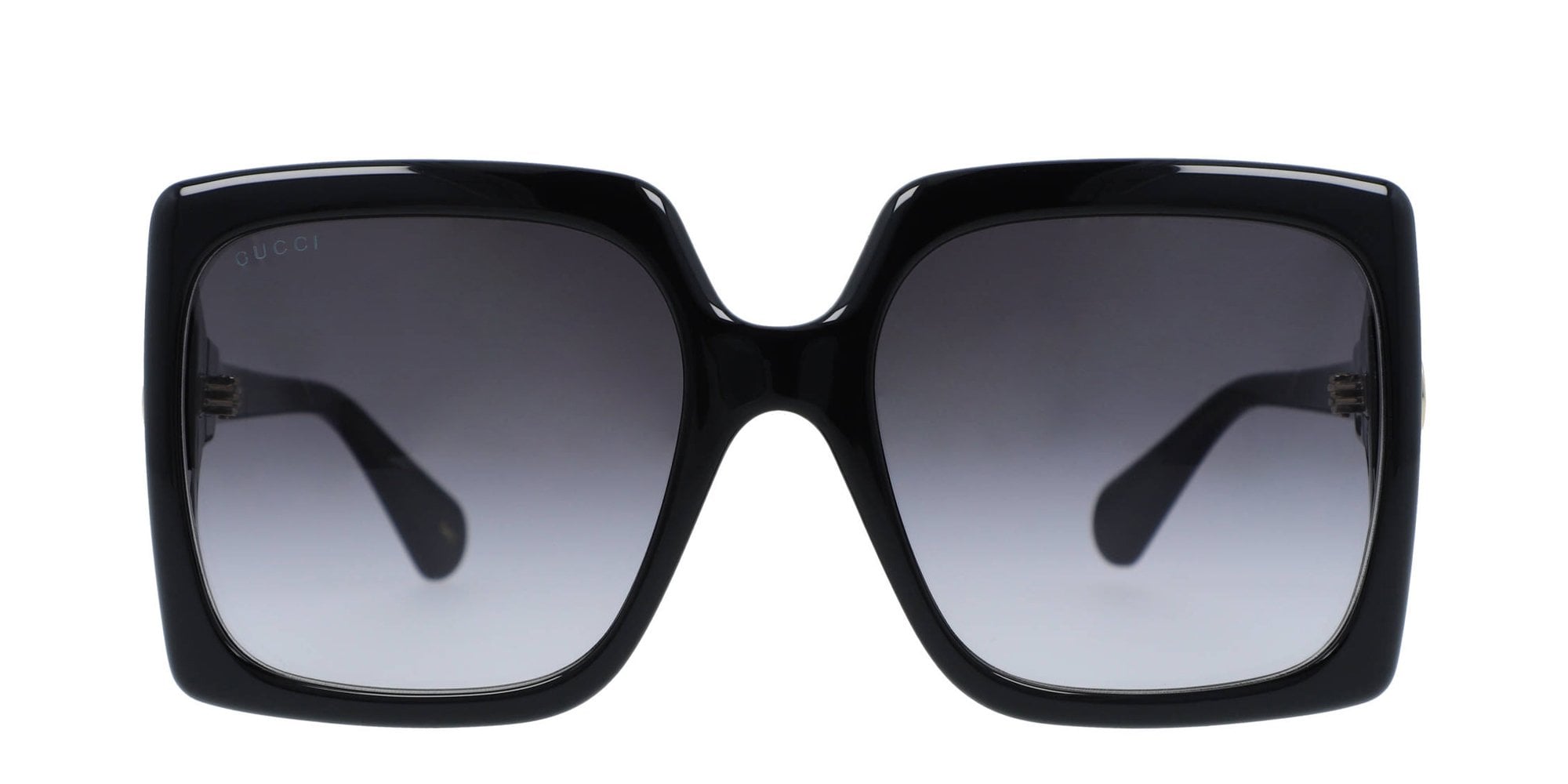 Black Gucci GG0876S Sunglasses — Rectangle | KITS