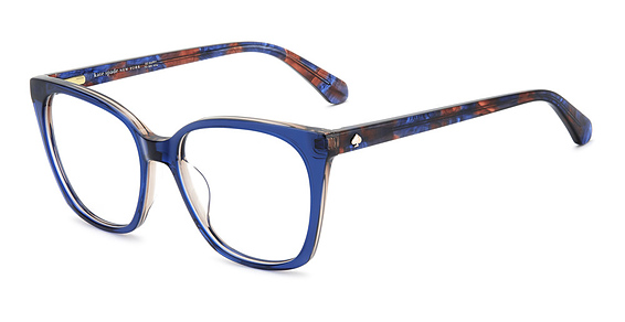 【ケイトス2】 Blue Kate Spade KS Taya 2 Eyeglasses — Rectangle | KITS