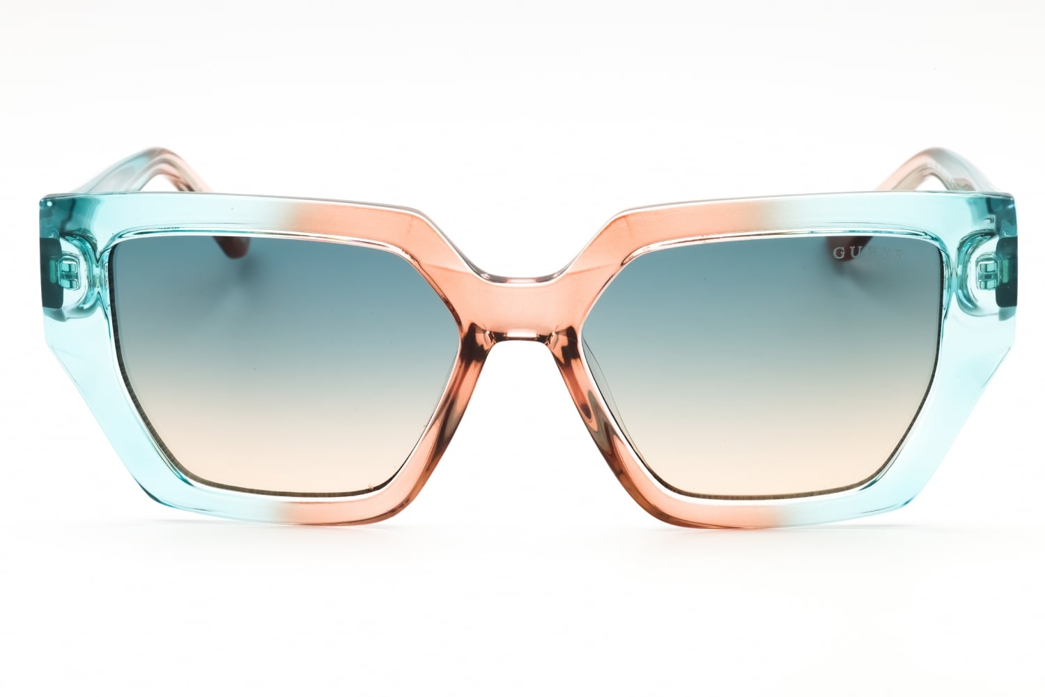 NWT Guess GU7896-89P Turquoise Rectangle 53mm Sunglasses Guess GU7896 Sunglasses | Select Eyewear main image 2