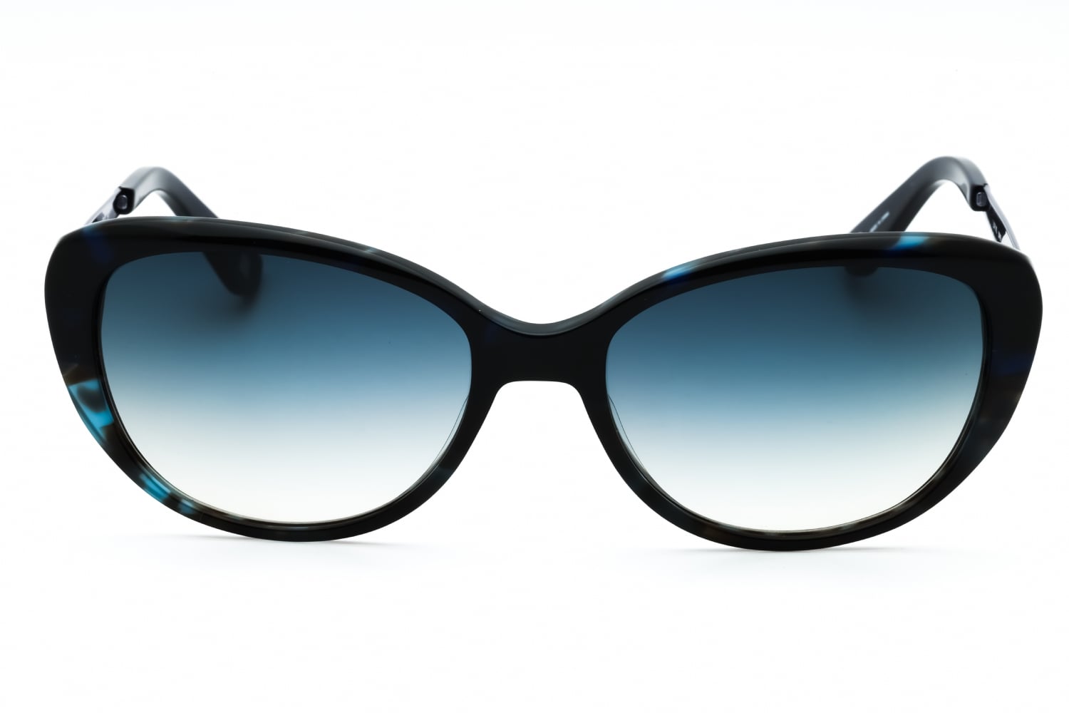 LIZ CLAIBORNE BLACK NAVY MARBLE SUNGLASSES W/ CASE AND LENS CLOTH Liz Claiborne L 560S Sunglasses | FramesDirect.com main image 4