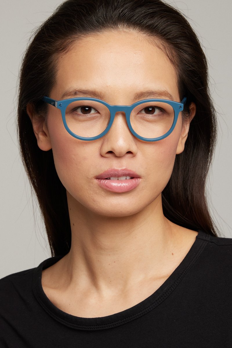 Teal Grey KITS Madison Sport Eyeglasses — Round | KITS