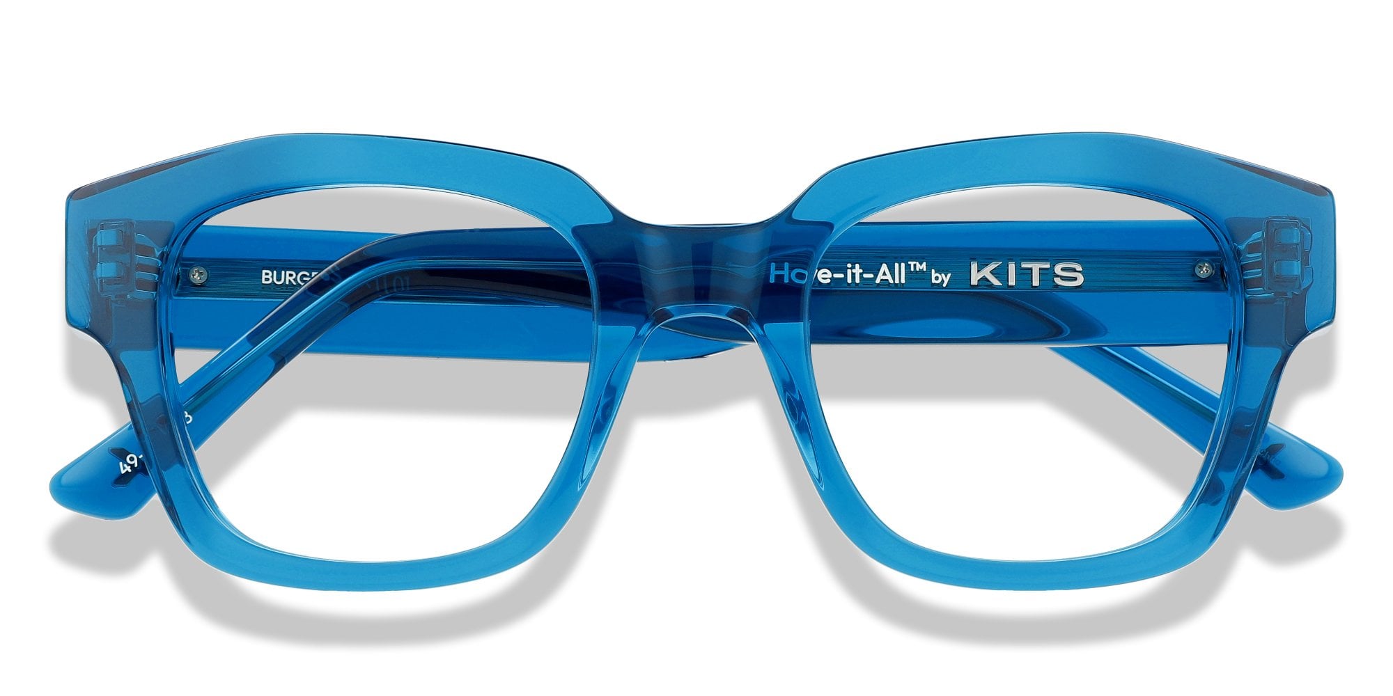 KITS x Vasuma Elba  Brown Square Glasses Kits.ca -- KITS Hemlock main image 2