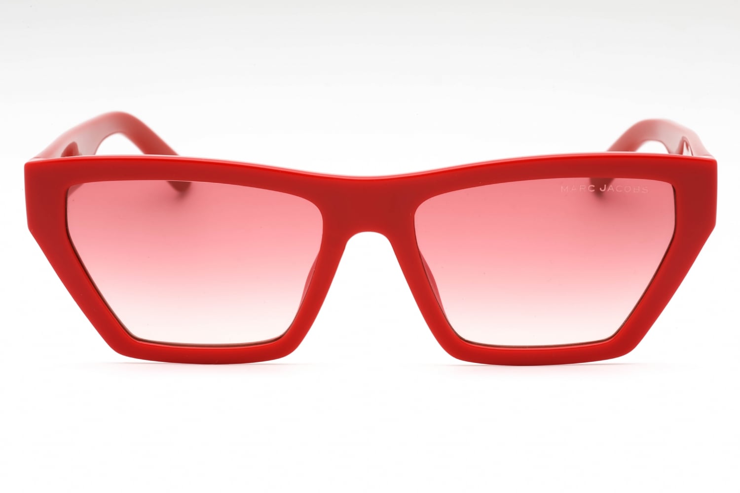 Marc Jacobs The Sunglasses Red Rectangular Flat Top Frames NWOT Marc Jacobs Red Sunglasses for Women for sale | eBay main image 3