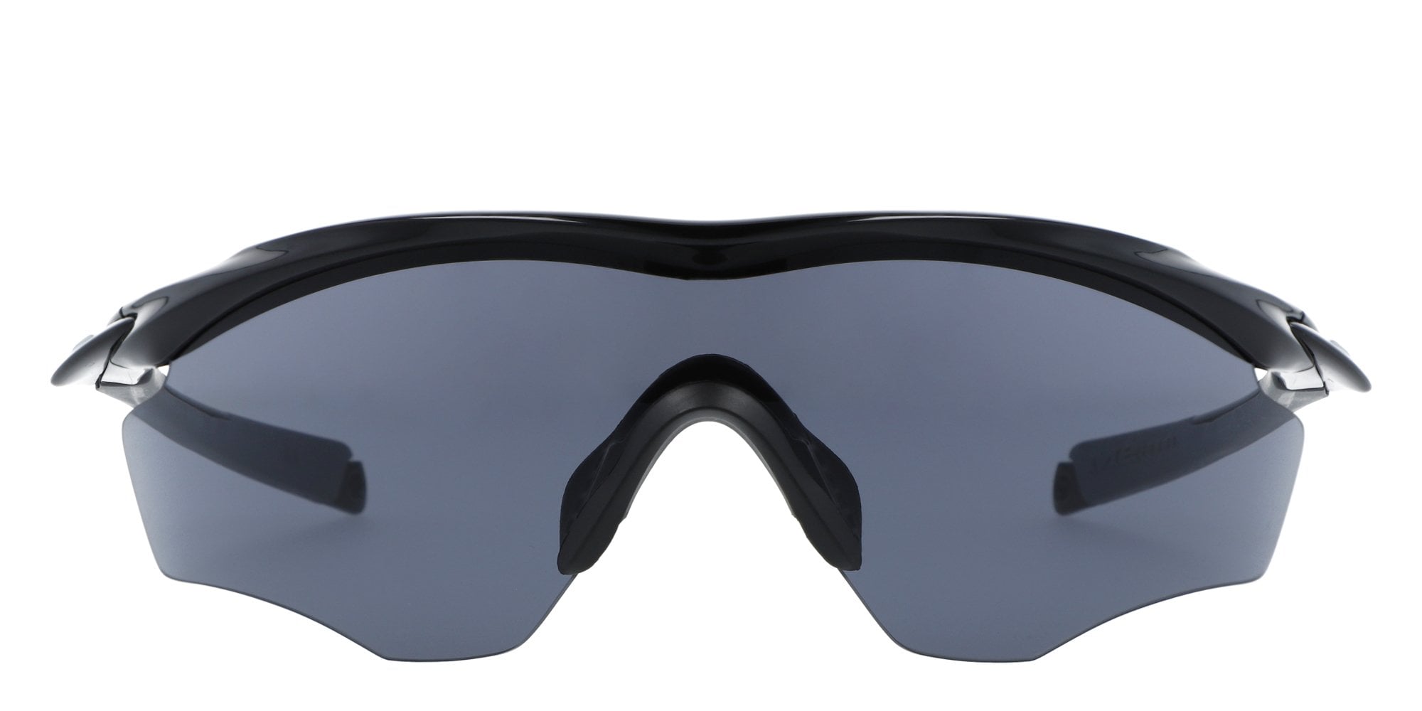 Polished Black Oakley OO9343 M2 Frame XL Sunglasses — Wrap-Around