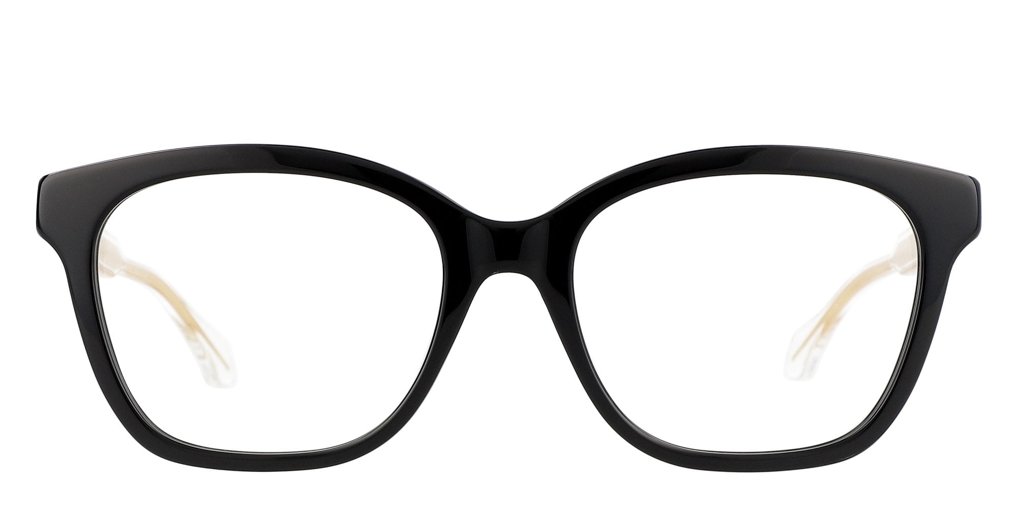 Black Crystal Gucci GG0566ON Eyeglasses — Rectangle | KITS