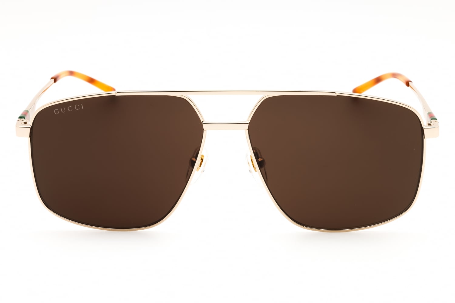 Gold Gucci GG1676S Sunglasses — Rectangle | KITS