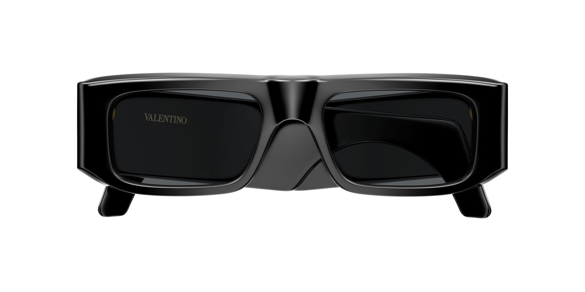 Black Valentino VG0005S Sunglasses — Rectangle | KITS
