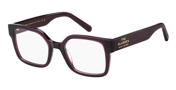 Burgundy Marc Jacobs Marc 861 Eyeglasses — Rectangle | KITS