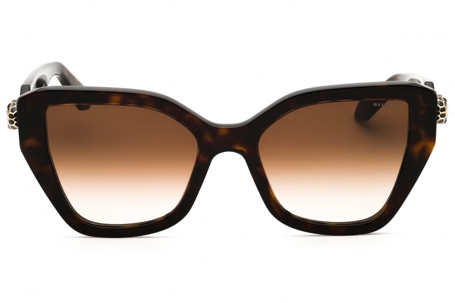 Dark Havana Bvlgari BV40033I SERPENTI FOREVER Sunglasses — Cat Eye