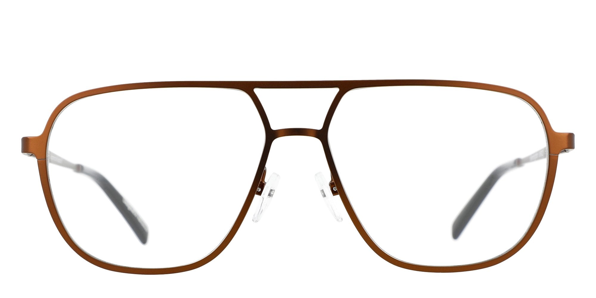 Matte Brown KITS Remington Eyeglasses — Aviator | KITS