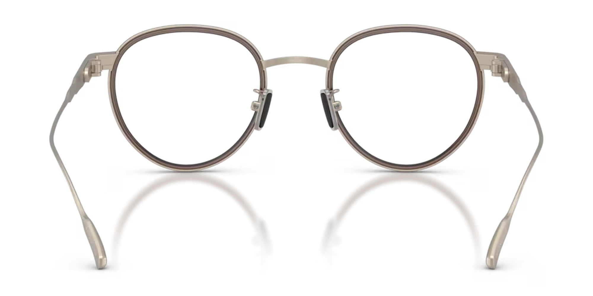 Matte Bronze Moncler ME1006T Eyeglasses — Round | KITS
