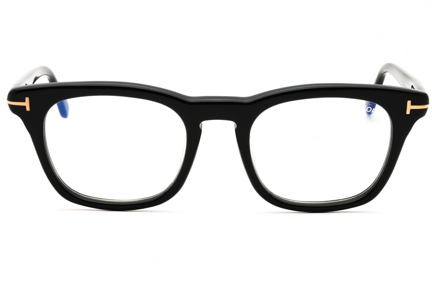 未使用級✨TOM FORD トムフォード TF5870-F-B 001 ECO Shiny Black/clear Tom Ford FT5870-F-B Eyeglasses — Rectangle | KITS