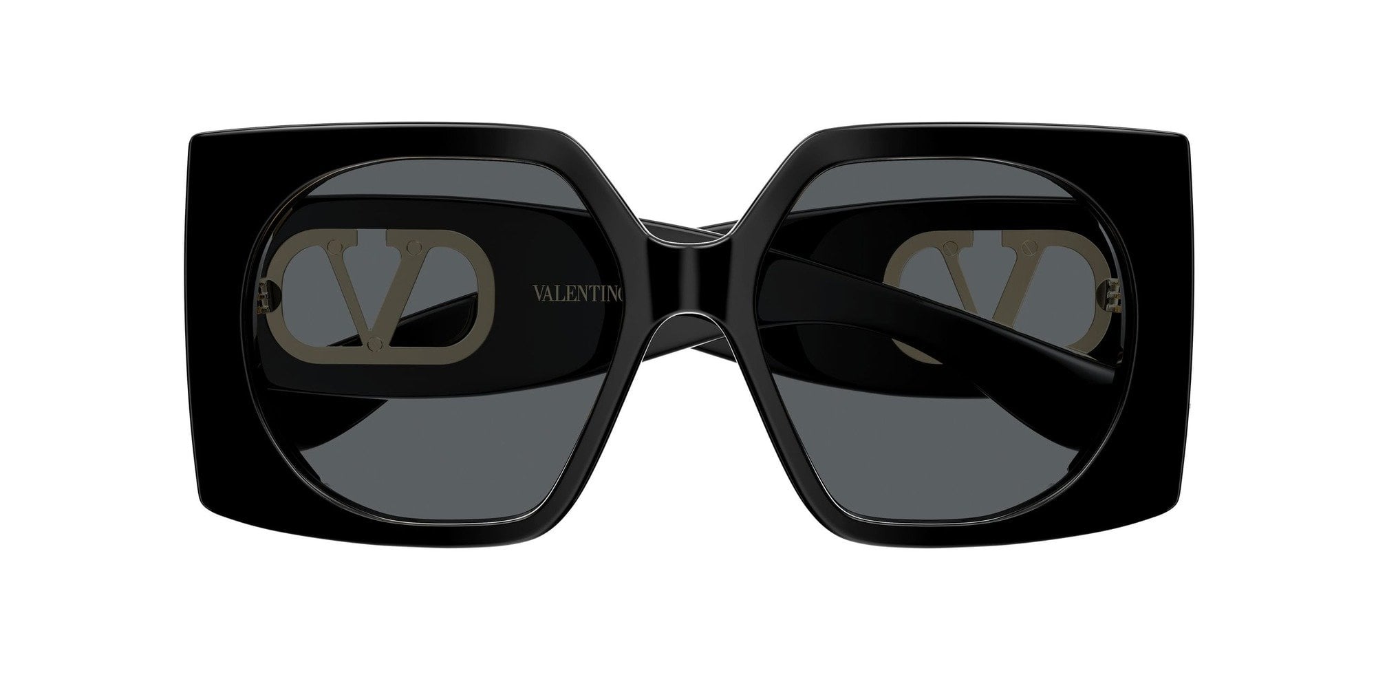 Valentino VG0002S Sunglasses 3 Red Valentino VG0003SA Sunglasses 003 Red Warm Brown Geometric  main image 3