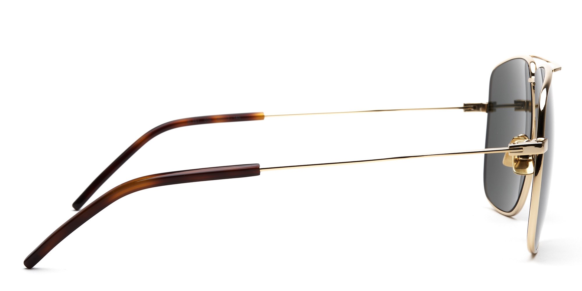 SAINT LAURENT モノグラム モノグラム・サンローラン ラージフラップウォレット（ブラック