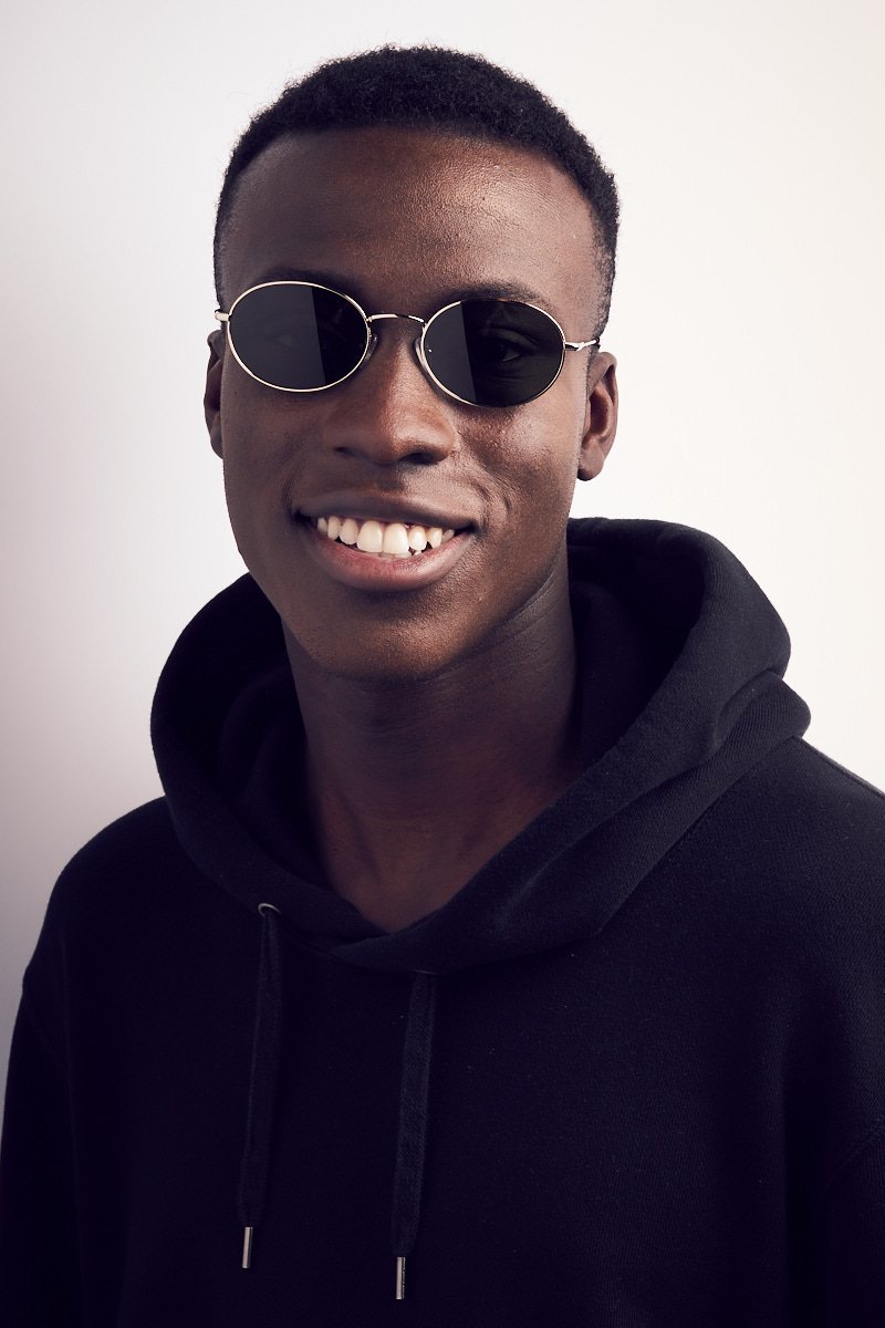 Black KITS Callisto Sun Sunglasses — Oval | KITS