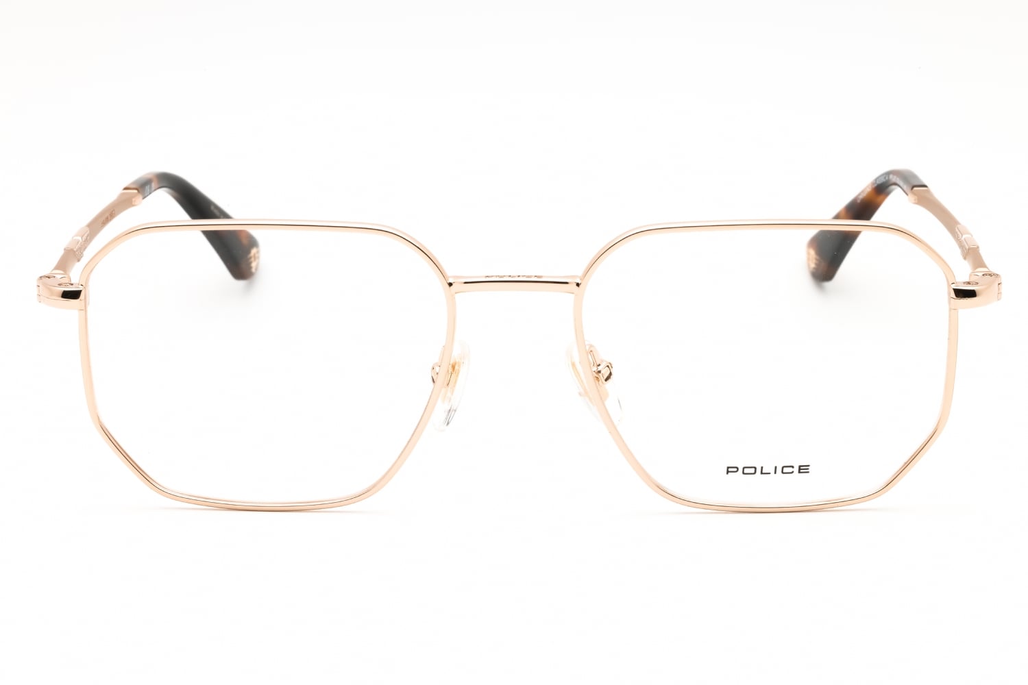 Police VPLL67 - Shiny Rose Gold, Metal, Oval frame