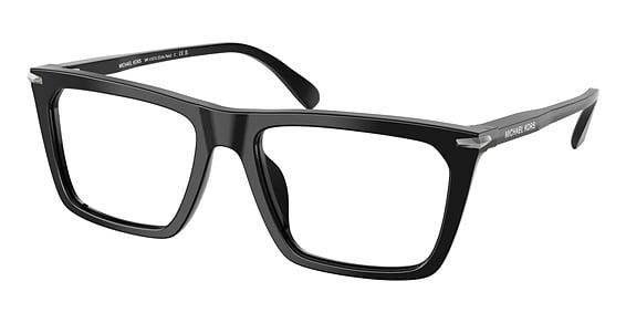 Michael Kors MK4157U ECHO PARK - Black, Plastic, Rectangle frame