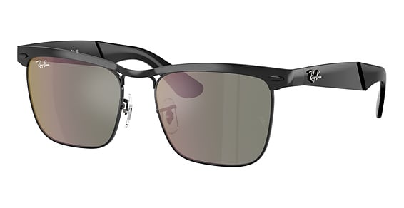 Ray-Ban RB3875 WAYFARER DELUXE - Black, Metal, Rectangle frame