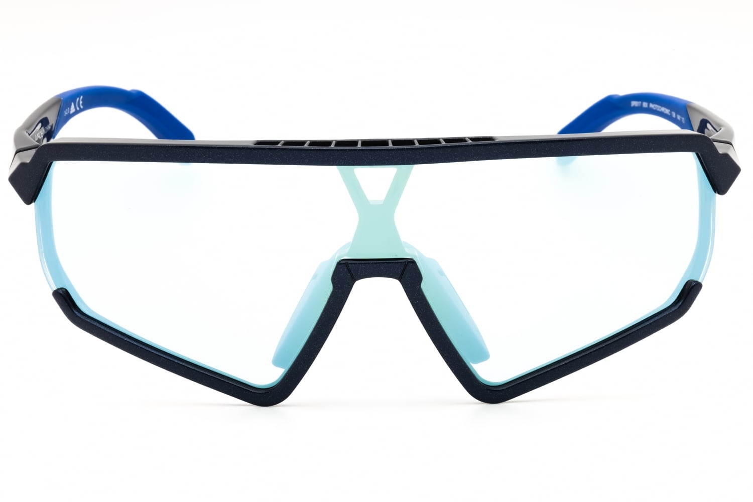 Adidas SP0017 - Shiny Blue, Acetate, Wrap-Around frame