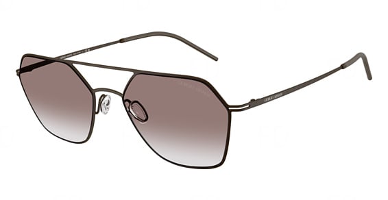 Giorgio Armani AR6185 - Matte Brown, Metal, Round frame