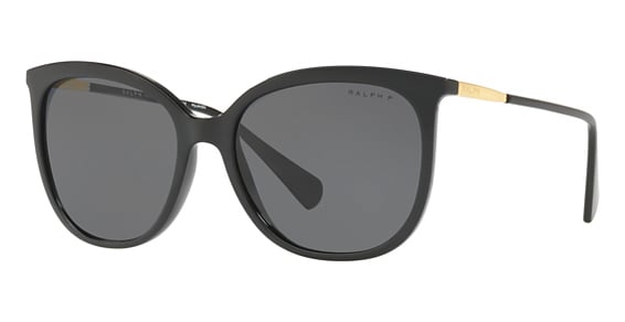 Ralph Lauren RA5248 - Shiny Black, Acetate, Cat Eye frame