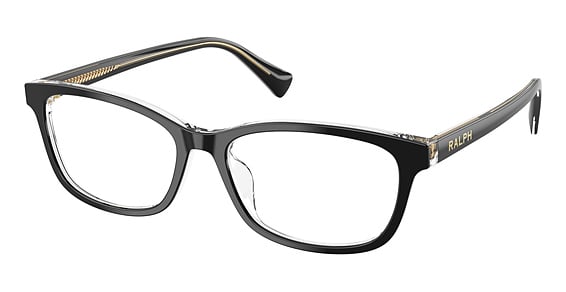 Ralph RA7194U - Black ON Transparent, Plastic, Rectangle frame