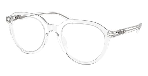 Michael Kors MK4129 REDWOOD - Clear, Plastic, Oval frame