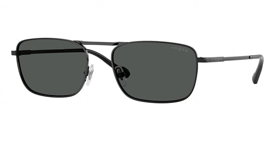 Vogue VO4346S - Black, Metal, Rectangle frame