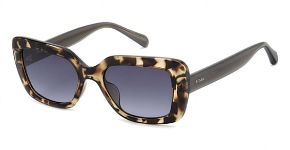 Fossil FOS 3181/S - Aci9o Gry Hvn, Acetate, Rectangle frame