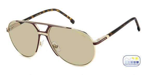 Carrera 1089/S - Noa8j Gold Brgn, Stainless Steel, Aviator frame