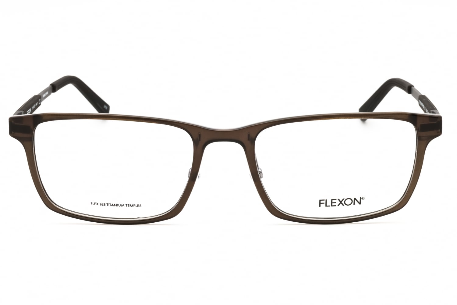 Flexon FLEXON EP8008 - Grey Crystal, Acetate, Rectangle frame