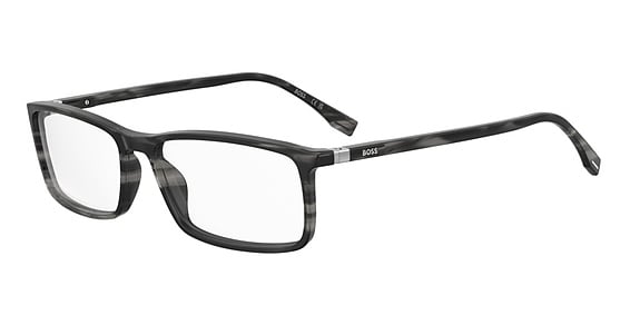 Hugo Boss Boss 0680/IT - Striped Grey, Acetate, Rectangle frame