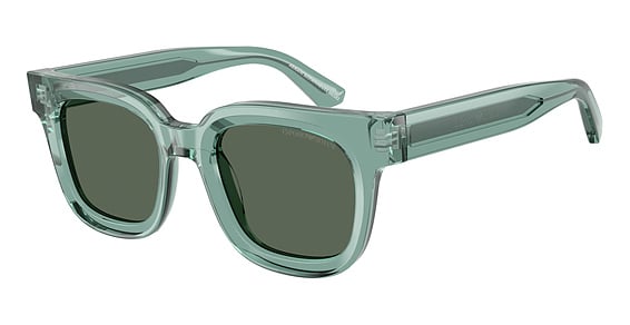 Emporio Armani EA4271 - Shiny Transparent Green, Plastic, Rectangle frame