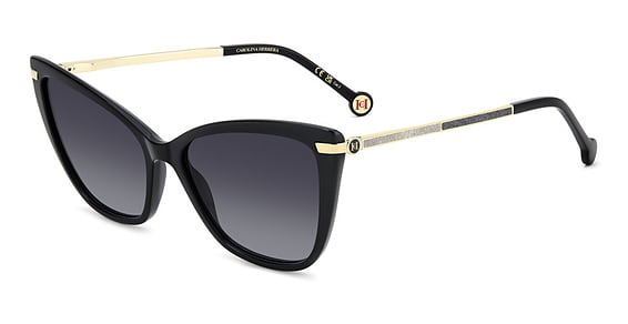 Carolina Herrera HER 0262/S - 8079o Black, Acetate, Rectangle frame
