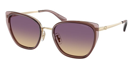 COACH HC7187 CDP56 - Light Gold, Metal, Oval frame