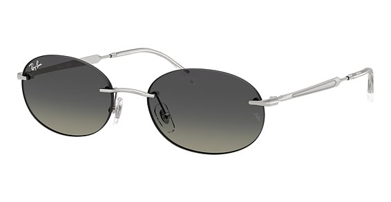Ray-Ban RB3767 - Silver, Metal, Oval frame