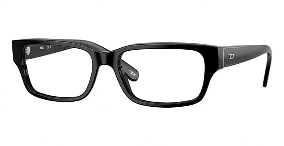 Diesel DL4002 - Black, Plastic, Rectangle frame