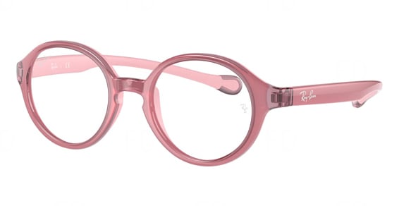 Ray-Ban RY9075V - Fuchsia ON Rubber Pink, Acetate, Oval frame