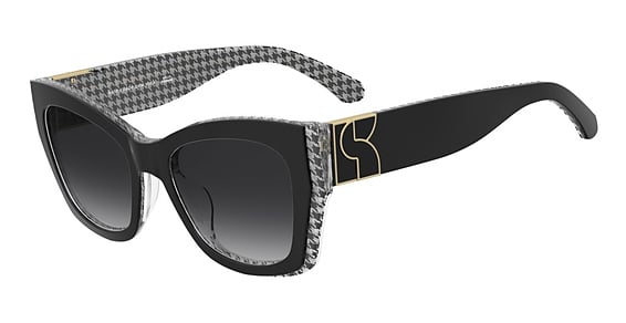 Kate Spade KS Jayda/G/S - Tay9o Bkpttrwht, Acetate, Cat Eye frame