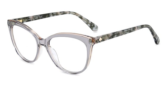 Kate Spade KS Kariane 2 - Grey Pink, Acetate, Oval frame