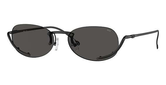 Diesel DL1004 - Matte Black, Metal, Oval frame