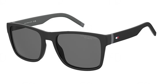 Tommy Hilfiger TH 2375/S - 807m9 Black, Plastic, Rectangle frame