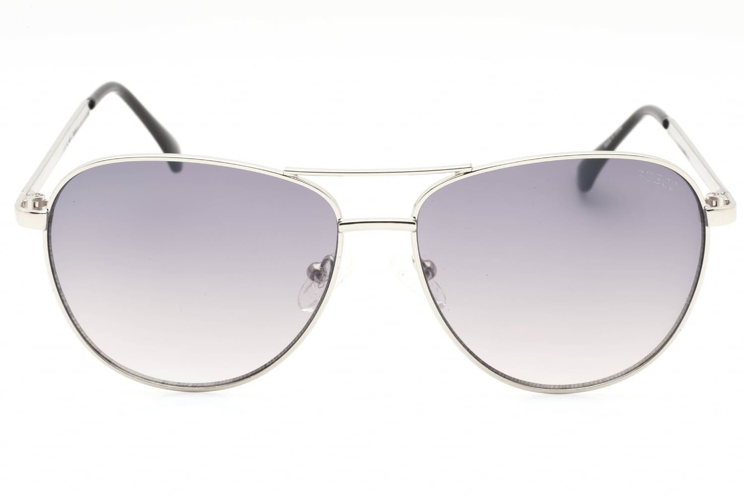 Guess GF6157 - Shiny Light Nickeltin, Metal, Aviator frame