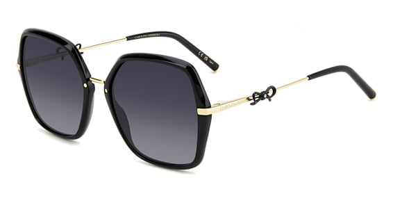 Carolina Herrera HER 0217/S - 2m29o Blk Gold B, Metal, Rectangle frame