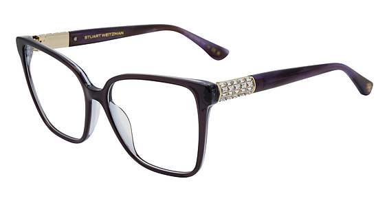Stuart Weitzman WZN 1032/G - Blue, Acetate, Rectangle frame