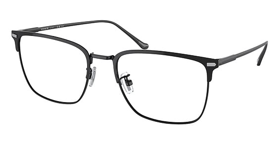 COACH HC5149T - Black, Titanium, Oval frame