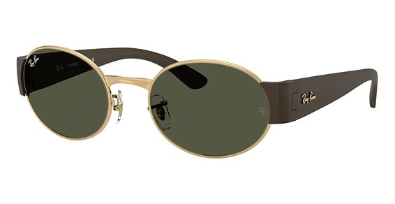 Ray-Ban RB3770 - Gold, Metal, Oval frame