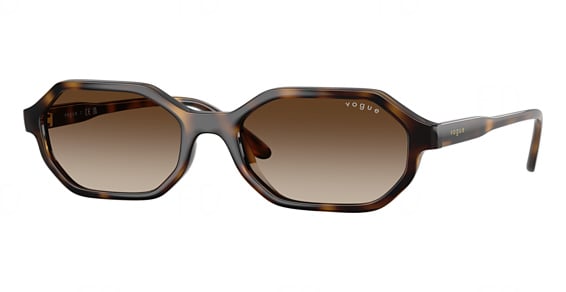 Vogue VO5749S - Dark Havana, Acetate, Mixed Shapes frame