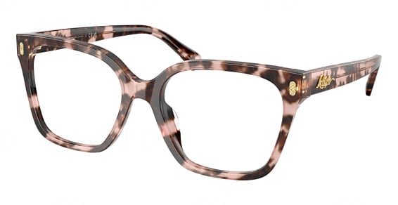 Ralph RA7158U - Pink Havana, Plastic, Oval frame