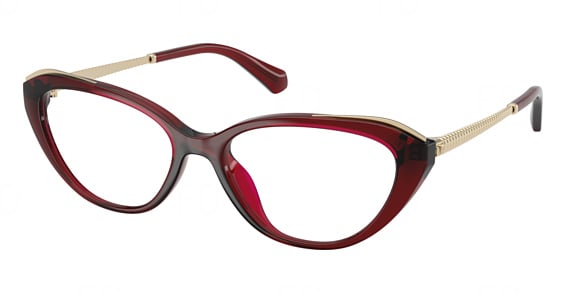 Michael Kors MK4206U LILLE - Dark RED Transparent, Acetate, Mixed Shapes frame
